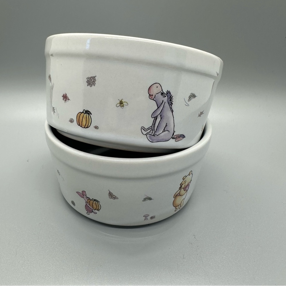 Disney Winnie The Pooh Falling Leaves Ramekins-Two